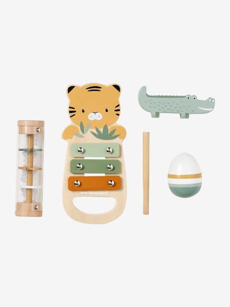 Set d'éveil musical en bois FSC® bois 2 - vertbaudet enfant 