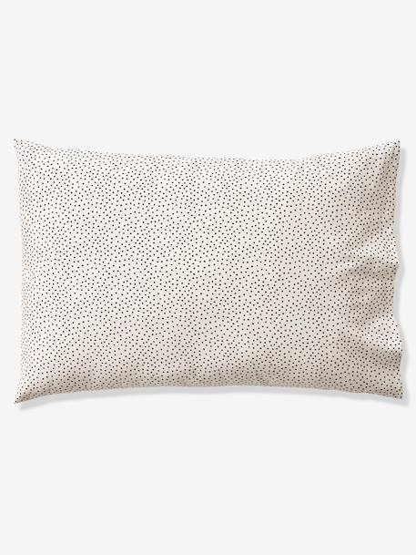 Parure housse de couette enfant et taie d'oreiller avec coton recyclé PRINCESSE POESIE blanc imprimé 8 - vertbaudet enfant 