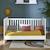 Pack lit bébé avec matelas Mona Blanc 70x140 cm BLANC 4 - vertbaudet enfant 