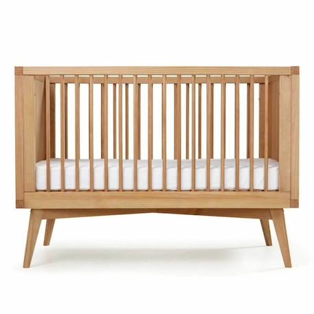 Pack lit bébé évolutif avec matelas Marley Bois 70x140 cm MARRON 1 - vertbaudet enfant 