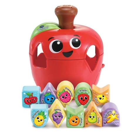 Jouet éducatif pour bébé - VTECH BABY - Tourni Pomme des Formes - Multicolore - Rouge - A partir de 12 mois ROUGE 1 - vertbaudet enfant 