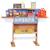 KidKraft - Marchande en bois 2-en-1, avec son et lumière, 25 accessoires inclus dont tapis roulant - EZ Kraft BLEU 1 - vertbaudet enfant 