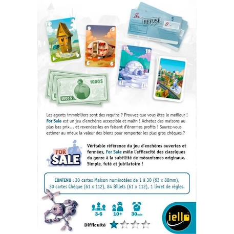 For Sale - Nouvelle édition - Jeu de société - IELLO BLANC 2 - vertbaudet enfant 
