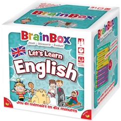 Jouet-The Green Board Game Co. | Brainbox : Apprenons l'Anglais | Jeu de société | À partir de 8 ans | 1 joueur et plus | 10 minutes