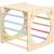 Cube d'activité en bois avec mur d'escalade pastel - KATEHAA - Pour enfant dès 12 mois - Résistant et stimulant BLANC 2 - vertbaudet enfant 
