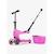 Trottinette évolutive 3 roues - MICRO - Mini 2Go Deluxe - Rose - Mixte - Polyuréthane - Loisir ROSE 1 - vertbaudet enfant 