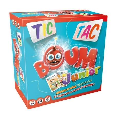 Tic Tac Boum Junior Eco Pack  - Asmodee - Jeu de société VERT 2 - vertbaudet enfant 