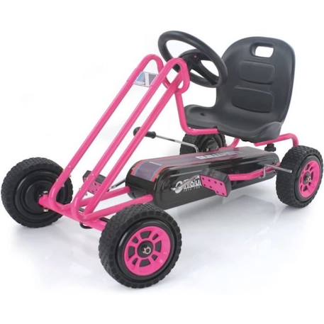 Voiture à Pédales - HAUCK - Rose Lightning - 4 roues - Pour Enfant de 4 ans et plus ROSE 1 - vertbaudet enfant 