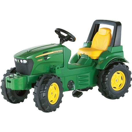 Tracteur à pédales enfant JOHN DEERE 7930 Rolly FarmTrac Premium - Jaune et vert VERT 1 - vertbaudet enfant 