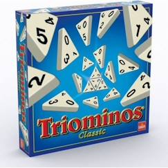 Jouet-Jeux de société-Dominos - GOLIATH - Triominos Classic - 56 pièces - À partir de 6 ans