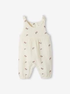 Combinaison bébé naissance en gaze de coton  - vertbaudet enfant