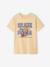 T-shirt motif mascotte garçon jaune+lavande 2 - vertbaudet enfant 