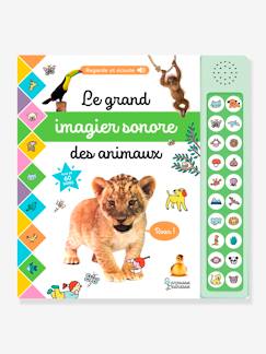 Idées cadeaux bébés et enfants-Jouet-Livres-Livres sonores-Le grand imagier sonore des animaux - LAROUSSE