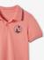 Polo en maille piquée motif poitrine garçon vieux rose 3 - vertbaudet enfant 