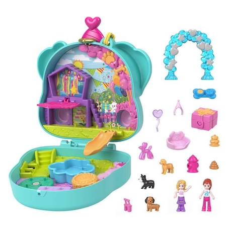 Polly Pocket - Coffret Anniversaire Chien - Mini-Univers - 4 Ans Et + BLANC 3 - vertbaudet enfant 