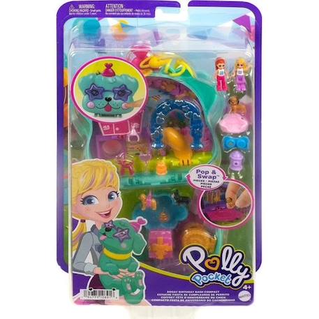 Polly Pocket - Coffret Anniversaire Chien - Mini-Univers - 4 Ans Et + BLANC 2 - vertbaudet enfant 