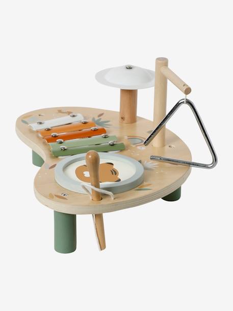 Mini table d'activités musicale en bois FSC® Tanzanie 5 - vertbaudet enfant 