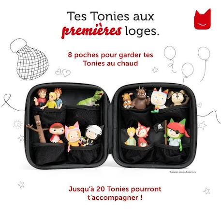 tonies® - Tonie-Balade - Verte - Mallette de Transport pour Toniebox VERT 3 - vertbaudet enfant 