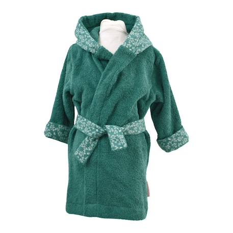 Peignoir enfant coton bio* Mahé - 2/3 ans VERT 2 - vertbaudet enfant 