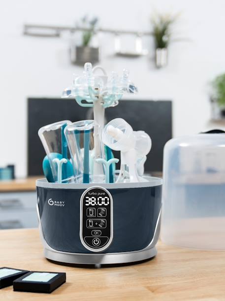 Stérilisateur et sèche-biberons électrique Turbo Pure gris 4 - vertbaudet enfant 