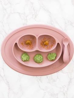 Puériculture-Repas-Vaisselle, coffret repas-Set de table tout-en-un avec assiette Mini mat en silicone