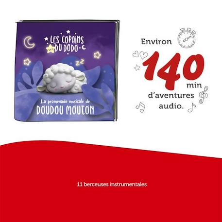 tonies® - Figurine Tonie - Mes Copains Du Dodo - Doudou Mouton - Figurine Audio pour Toniebox BLANC 4 - vertbaudet enfant 