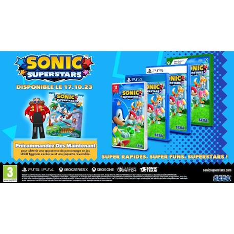 Sonic Superstars - Jeu Nintendo Switch BLANC 2 - vertbaudet enfant 