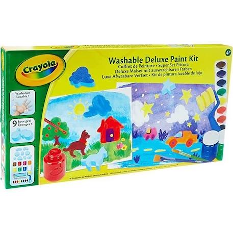 Crayola - Mon coffret de Peinture - Activités pour les enfants - Kit Crayola VERT 1 - vertbaudet enfant 