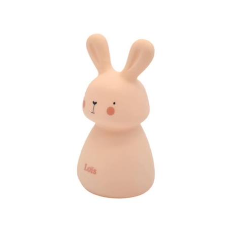 Veilleuse lapin «Lois» de Olala® couleur Jaune - Veilleuse LED 1 watt, autonomie 12 heures et minuteur 15min [Veilleuse pour enfant] JAUNE 2 - vertbaudet enfant 