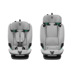 -MAXI-COSI Titan Plus i-Size, siège auto pour enfant ISOFIX multi-âge , 76 - 150 cm, 15 mois - 12 ans, Authentic Grey