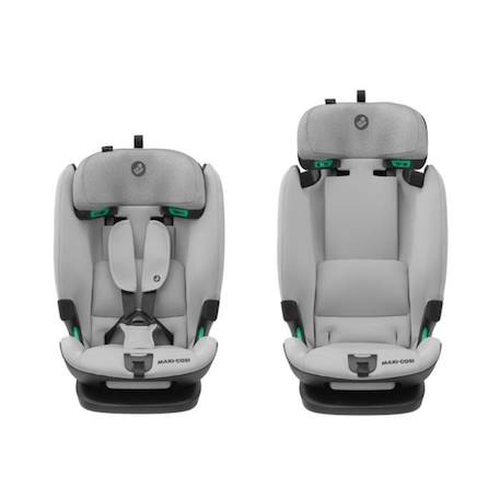 MAXI-COSI Titan Plus i-Size, siège auto pour enfant ISOFIX multi-âge , 76 - 150 cm, 15 mois - 12 ans, Authentic Grey GRIS 1 - vertbaudet enfant 
