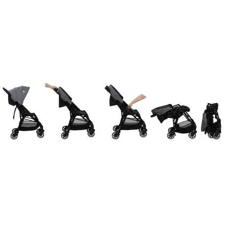 BEBECONFORT Poussette canne ultra compacte Teeny 3D, 4 roues, De la naissance à 4 ans environ (22kg), Black Chic NOIR 3 - vertbaudet enfant 