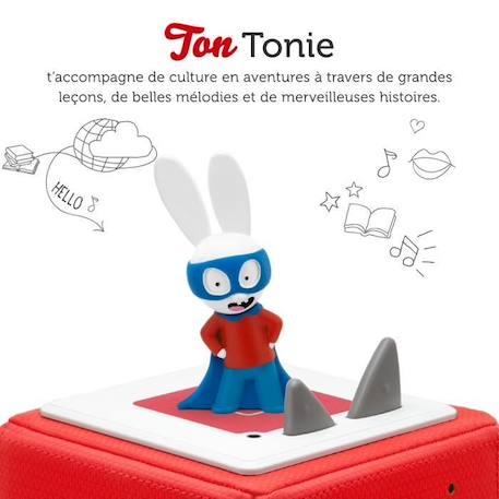 tonies® - Figurine Tonie - Super Lapin - Simon- Figurine Audio pour Toniebox BLANC 2 - vertbaudet enfant 