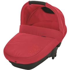 Nacelle BEBE CONFORT Amber, Groupe 0, Utilisable en voiture, Confortable, Sécuritaire, 0-6 mois (environ 10kg), Vivid Red  - vertbaudet enfant