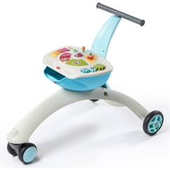 -TINY LOVE Tiny Rider 5 en 1, Trotteur et Porteur, Chariot de Marche, Bleu