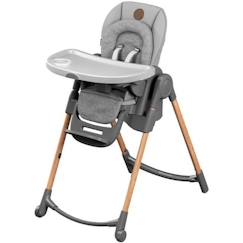 Puériculture-Chaise haute, réhausseur-MAXI-COSI Minla Chaise haute évolutive - De la naissance à 6 ans - Essential Grey