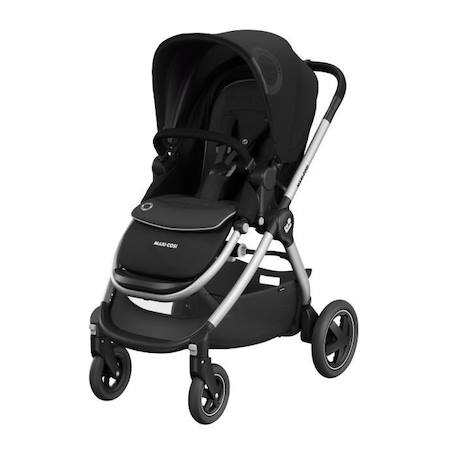 MAXI-COSI Poussette citadine naissance confort Adorra2, 4 roues, Essential Black NOIR 1 - vertbaudet enfant 