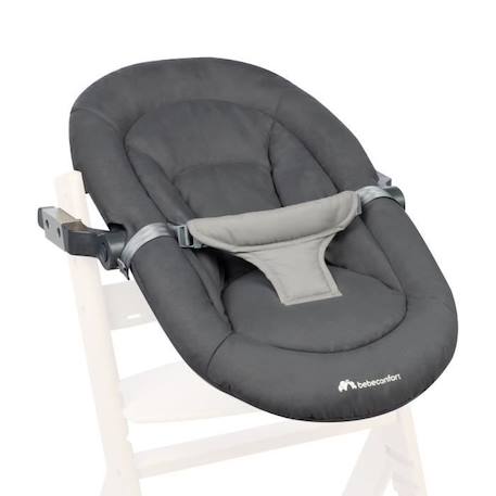 BEBECONFORT Timba baby, Transat bébé, compatible pour chaise haute Timba , de la naissance jusqu'à 6 mois, Tinted Graphite BLANC 1 - vertbaudet enfant 