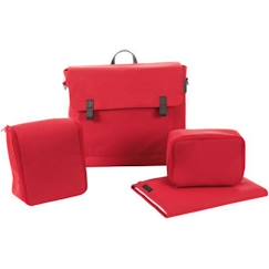 Puériculture-Sac à langer-BEBE CONFORT Sac à langer Modern Bag, avec matelas à langer et compartiment isotherme - Vivid Red