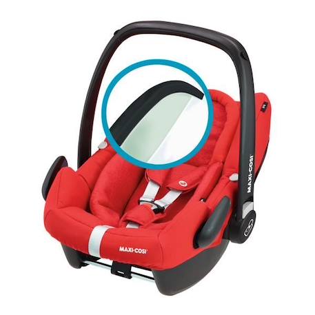 Cosi MAXI COSI Rock, siège auto bébé i-Size,isofix, Groupe 0+, Avec réducteur, De la naissance à 12 mois, 0-13kg,Nomad Red ROUGE 4 - vertbaudet enfant 