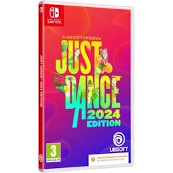 Jouet-Jeux vidéos et multimédia-Jeux vidéos et consoles-Just Dance 2024 Edition - Jeu Nintendo Switch (code dans la boîte)