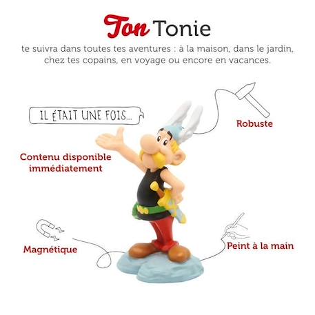 tonies® - Figurine Tonie - Astérix - Astérix Le Gaulois - Figurine Audio pour Toniebox NOIR 2 - vertbaudet enfant 
