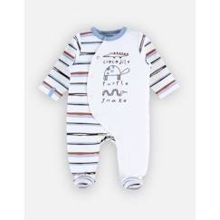 Bébé-Pyjama, surpyjama-Pyjama 1 pièce rayé en jersey interlock imprimé animaux