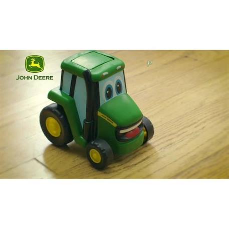 Tracteur Pousse Roule Johnny le tout premier tracteur des enfants John Deere pour garçon à partir de 18 mois VERT 2 - vertbaudet enfant 