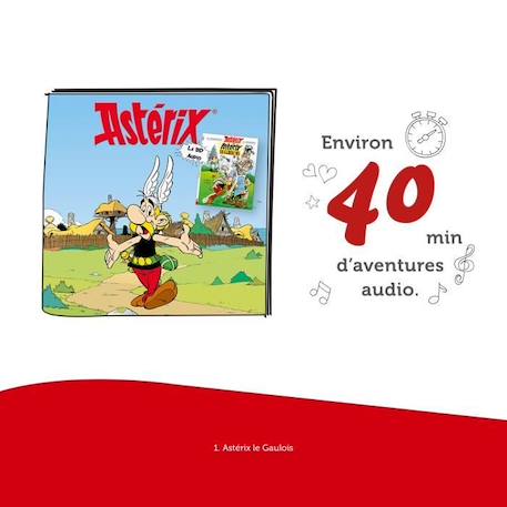 tonies® - Figurine Tonie - Astérix - Astérix Le Gaulois - Figurine Audio pour Toniebox NOIR 4 - vertbaudet enfant 