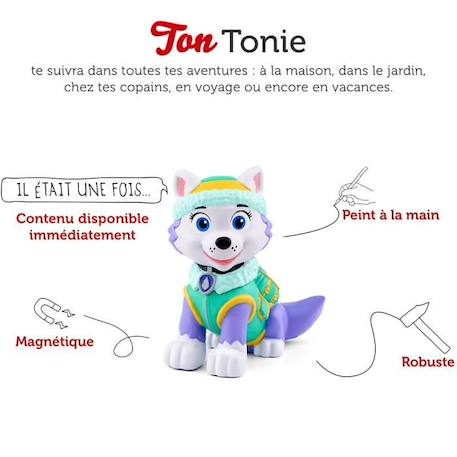 Figurine Audio Tonie La Pat' Patrouille Everest TONIES® BLANC 2 - vertbaudet enfant 