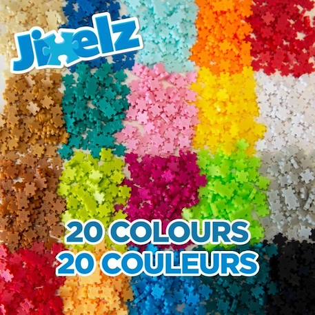 Coffret créatif Jixelz - TOMY - 3000 pièces - 20 couleurs intenses - 40 créations possibles BLANC 4 - vertbaudet enfant 