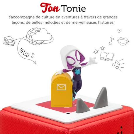 tonies® - Figurine Tonie - Spidey et ses amis extraordinaires - Ghost-Spider - Figurine Audio pour Toniebox BLANC 3 - vertbaudet enfant 