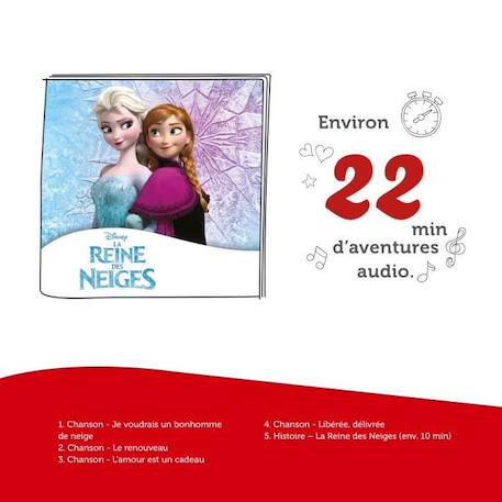 tonies® - Figurine Tonie - Disney - La Reine Des Neiges - Figurine Audio pour Toniebox BLEU 4 - vertbaudet enfant 