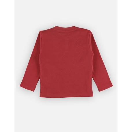 T-shirt henley manches longues ROUGE 2 - vertbaudet enfant 